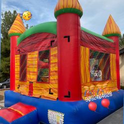 Buy Castle Jumper With Basketball Hoop. Brincolin De Niño