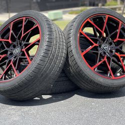 20” Wheels 5x114.3 Rims Tires Infinity  Genesis Hyundai Kia Mazda Lexus Subaru Tesla