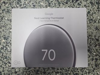 Google Nest Learning Thermostat + Temperature Sensor