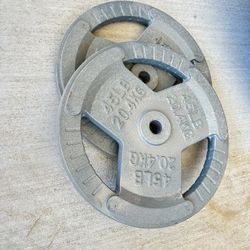 Iron Barbell Weight Plates  Standard