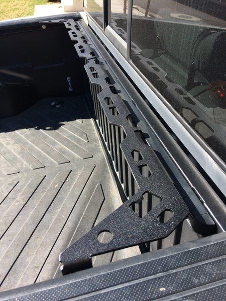 Toyota Tacoma Front Bed Rail Tie Down / Wheel Chock System ‘05+