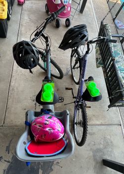 Huffy mountain bikes with child seat