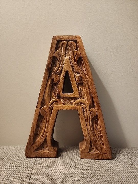 Wooden Letter A