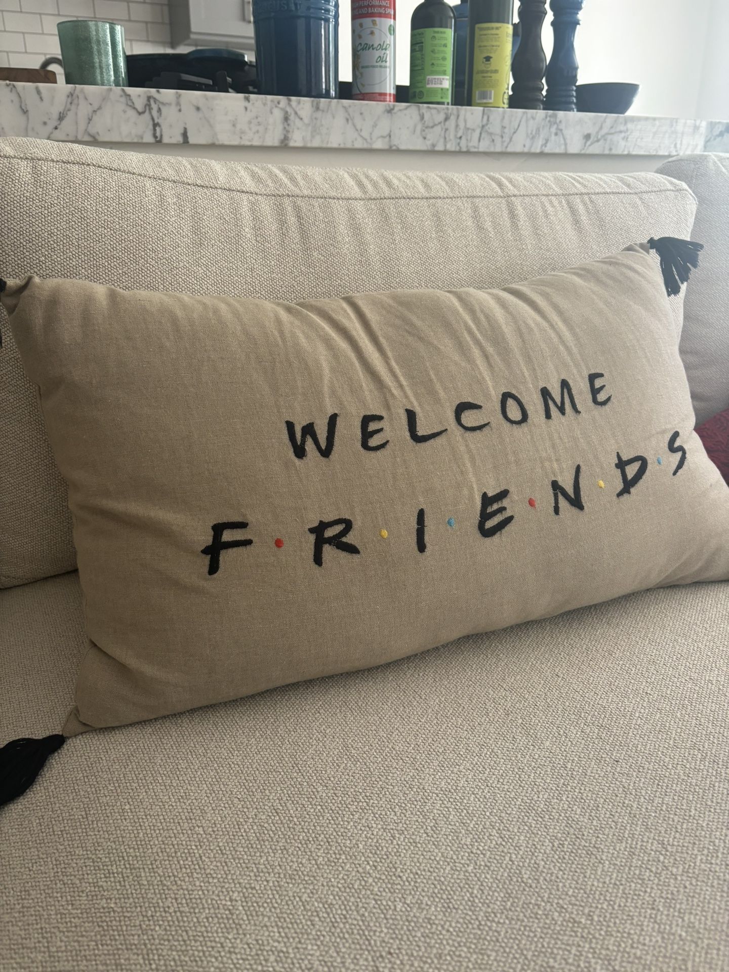 Pottery Barn “Friends” Pillow