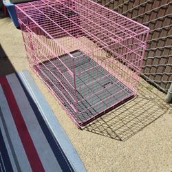 A Large Pink Dog Kennel 