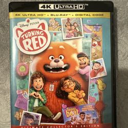 Turning Red 4K Ultra HD  Ultimate collection edition. New 