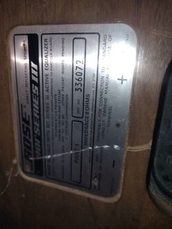 Vintage Bose 901 Series 111 Speakers