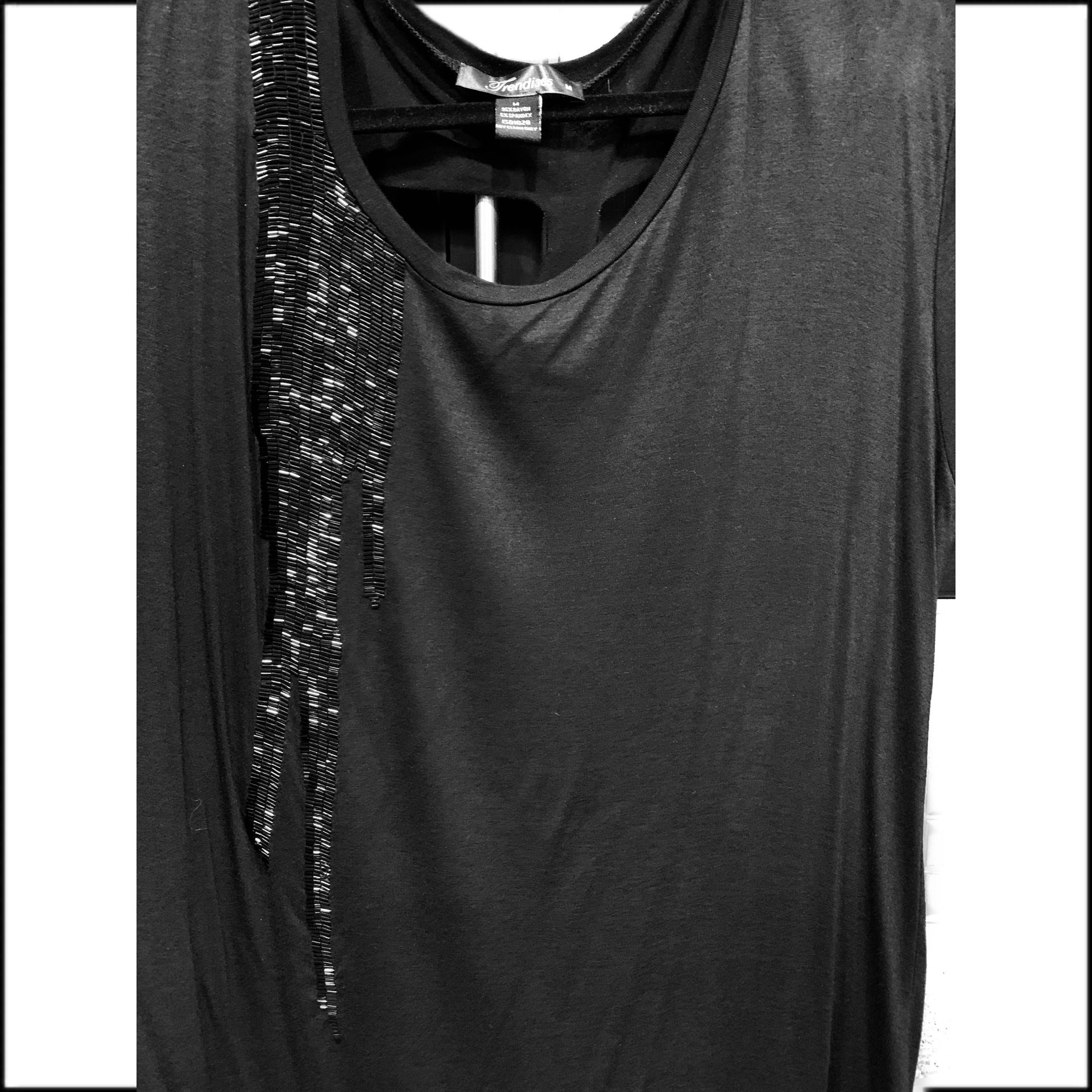 Trendi365 Women’s Loose Fit Short Sleeve T-Shirt Casual Tunic Top Long Blouse M