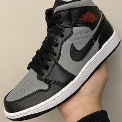 Jordan 1 Mid Shadow Red