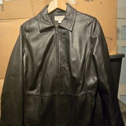 Casual Corner Leather Xl Jacket For Women