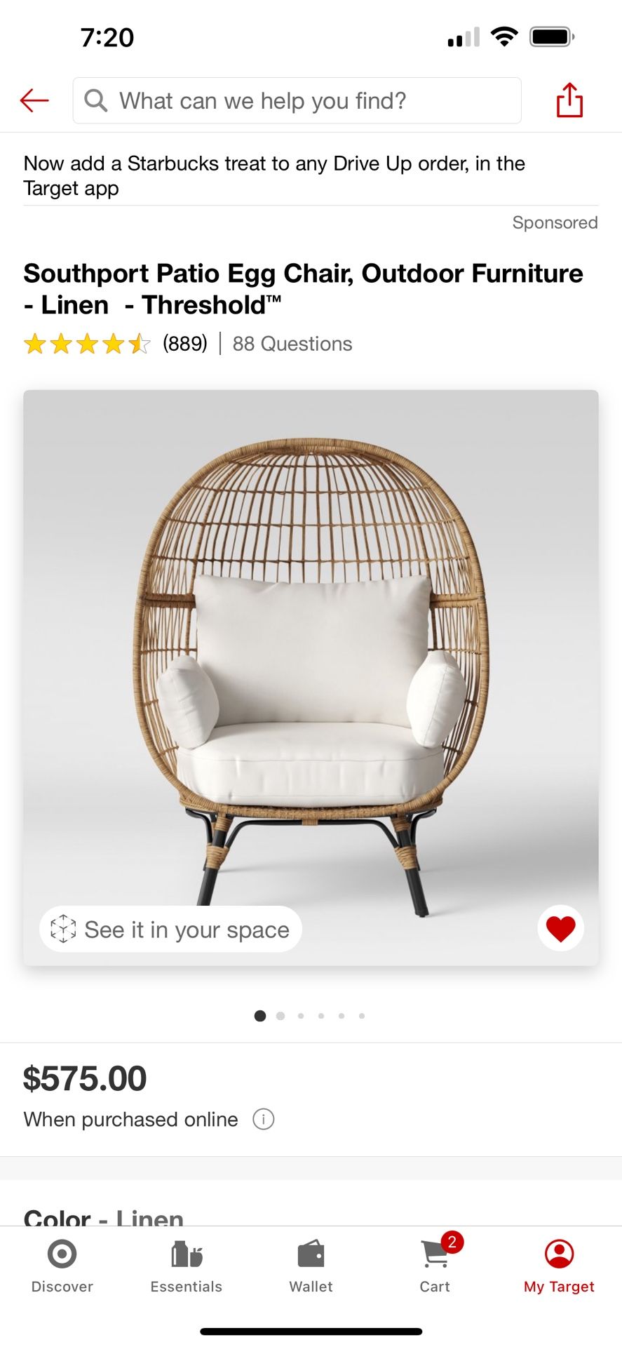 Egg Chair Opalhouse  From Target