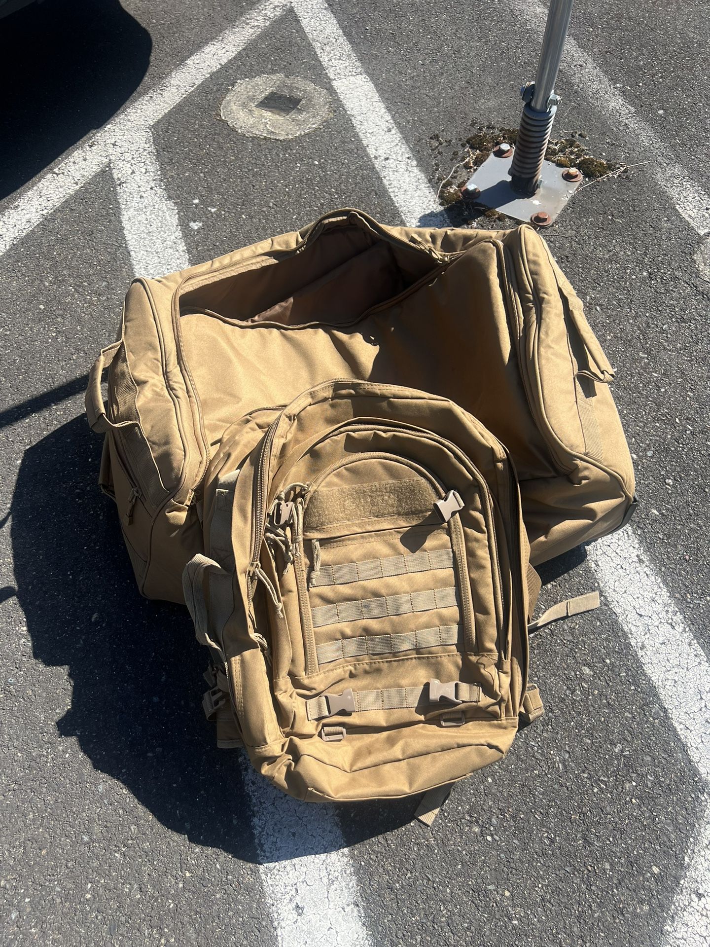Tan Tactical Backpack