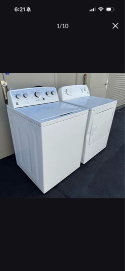 Kenmore 4.3 cu. ft. Top Load Washer and 7.0 cu. ft. Gas Dryer Clean and Perfect Working Condition