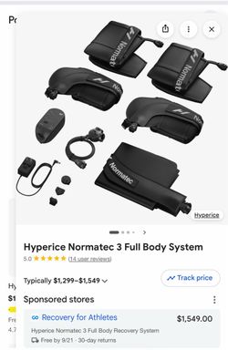 Hyperice Normatec 3 Full Body System