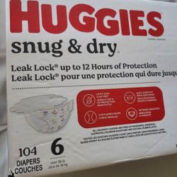 Huggies Size 6. 104 Count