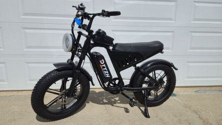 DTTZH Fat Tire Ebike