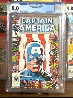 Captain America #323 - CGC Graded 8.0
