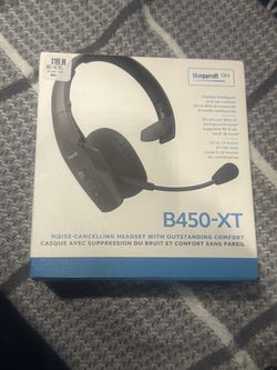 B450-XT blue parrot head set