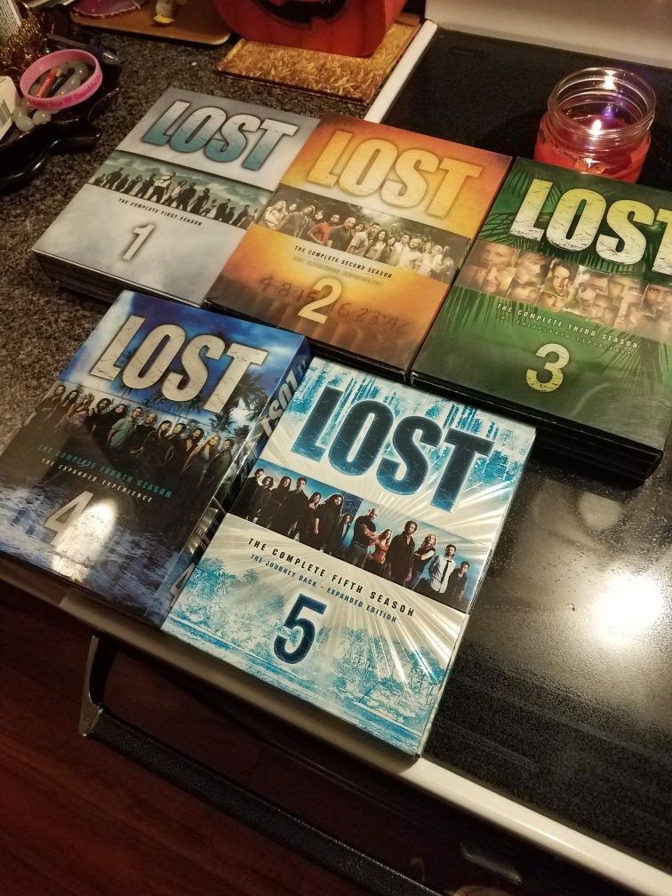 Lost Dvd set. Seasons 1-5.