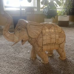Decorative Bone Made Elephant  