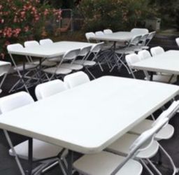Chairs and tables
