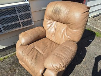 Free Large Leather Recliner