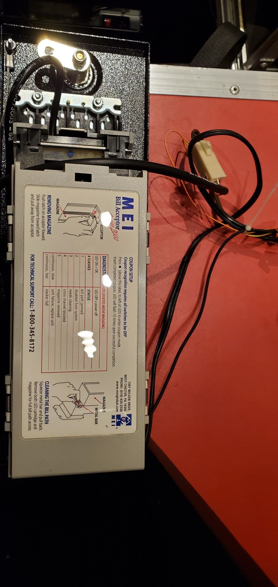 Dollar Bill Acceptor, Bill Validator for Vending Machine accepts 1,2,5,10,20 dollar bills for