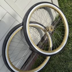 Gold araya 7x wheels original survivors
