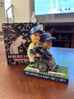 Pee Wee Reese & Roy Campanella Dodgers Bobblehead