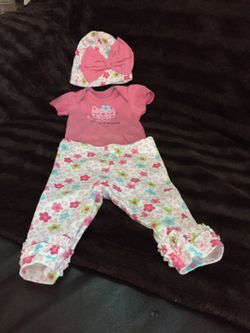0-3 month 3 piece outfit