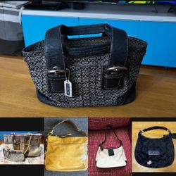 Set Of 5 Coach bags….All Y2K 