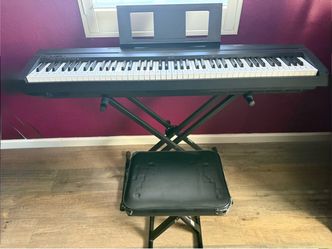 Yamaha Digital Piano with Stand and Bench