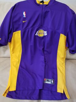 Lakers Nike Half Zip Shooting Shirt