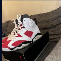 Jordan Carmine 6s Size 8.5 
