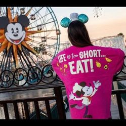Disney Parks Life is Too Short to Eat,”Food & Wine Festival Spirit Jersey available in Size Large and X-Large NWT Serious inquiries only please Low o