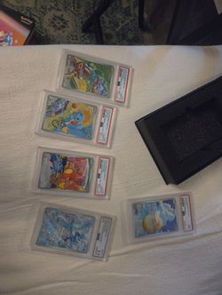 PSA Graded Pokémon Cards Lot of 5