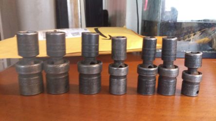 Snap on swivel sockets 1/2" in drive Metric's