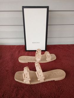Gucci Women's Rubber Slide Sandal