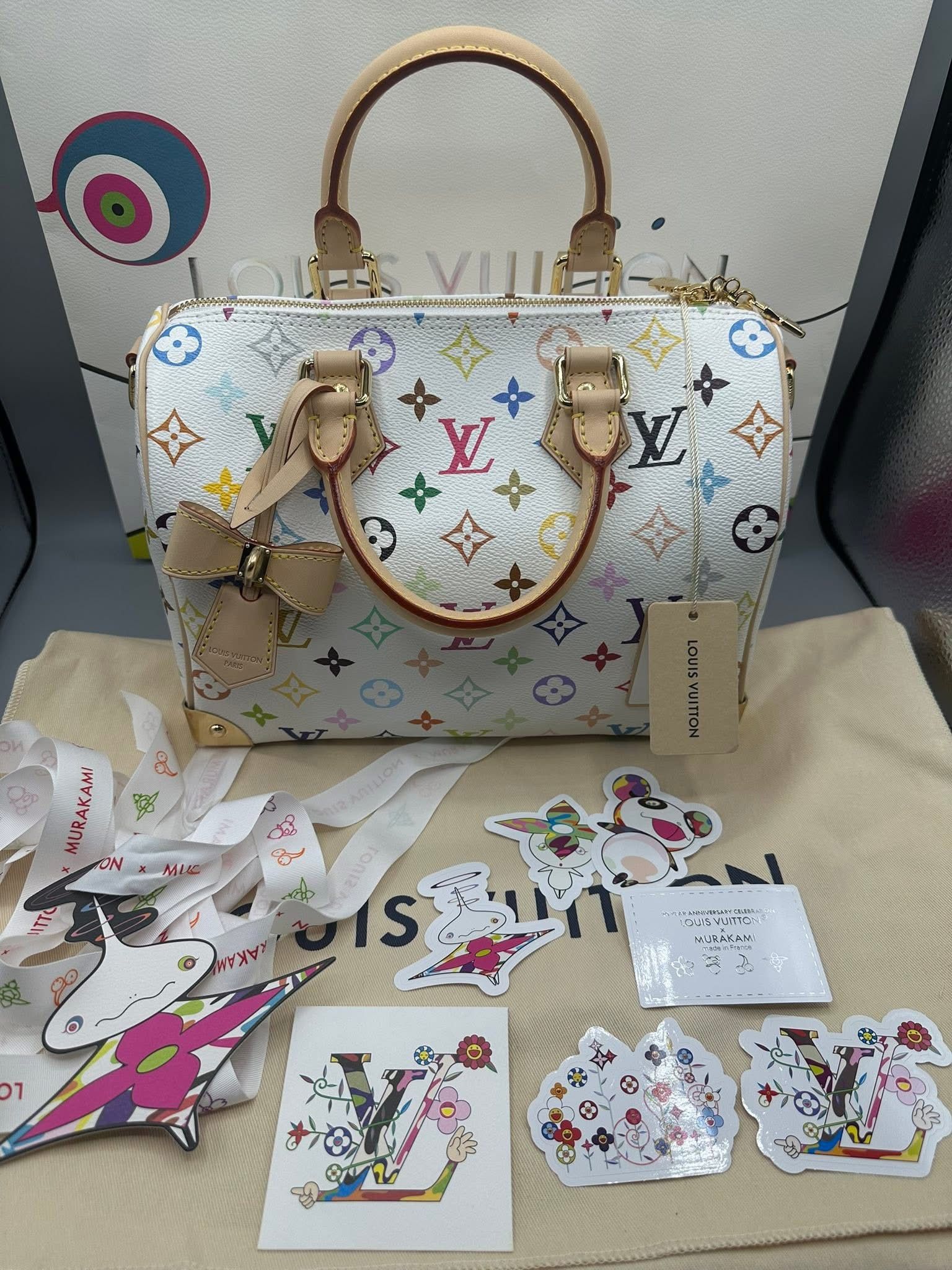 Louis Vuitton Takashi Murakami Multicolor Speedy