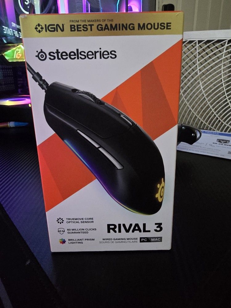 SteelSeriees rival 3 Gaming Mouse