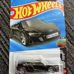 Hot Wheels Black Audi R8 Spyder – Brand New | Drop Tops