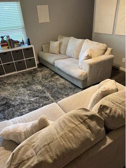 Beige couches