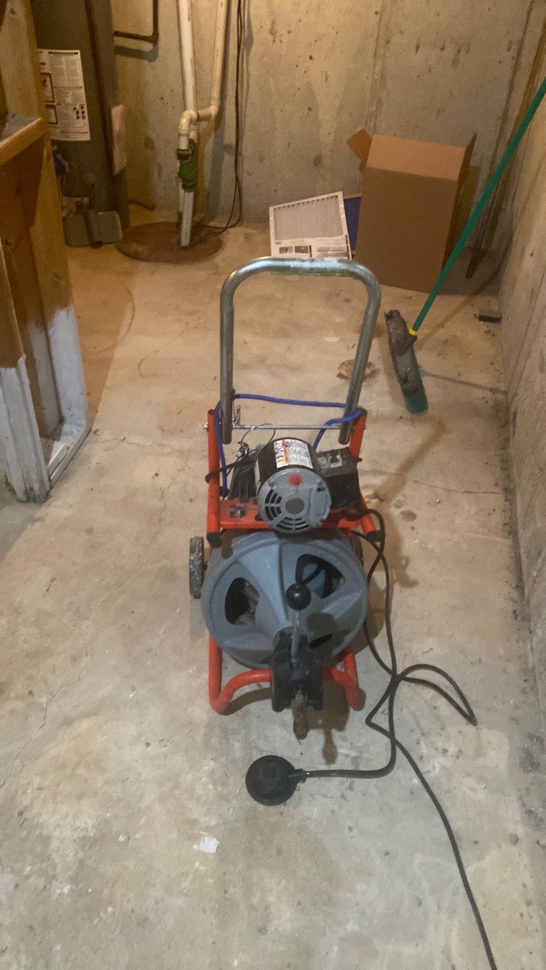 Ridged drain Rodder