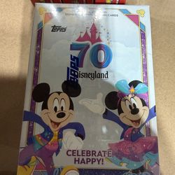 Topps Disneyland 70th Anniversary Trading Cards – Sealed Box