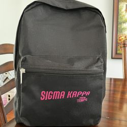 Sigma Kappa ASU Sorority backpack