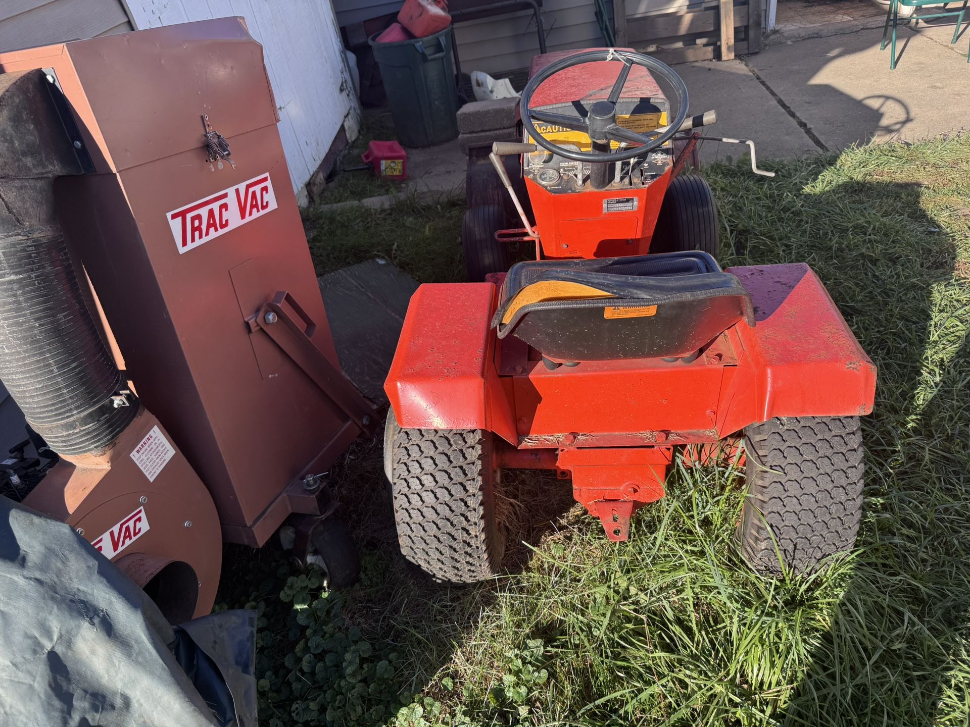 1957 tractor and snowblower