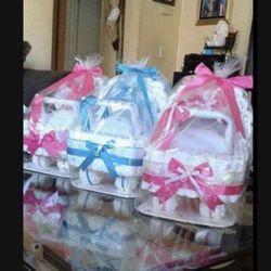 Cariolas Echas De Pampers Para Baby Shower