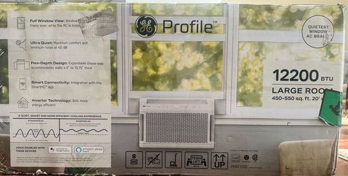 New! GE Profile ClearView Inverter Window Air Conditioner 12,200 BTU