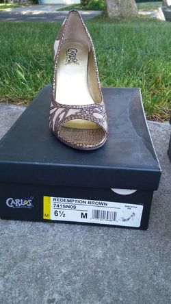 Carlos Santana Brown/Tan Heels 6.5