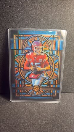 Patrick Mahomes jumbo stained glass